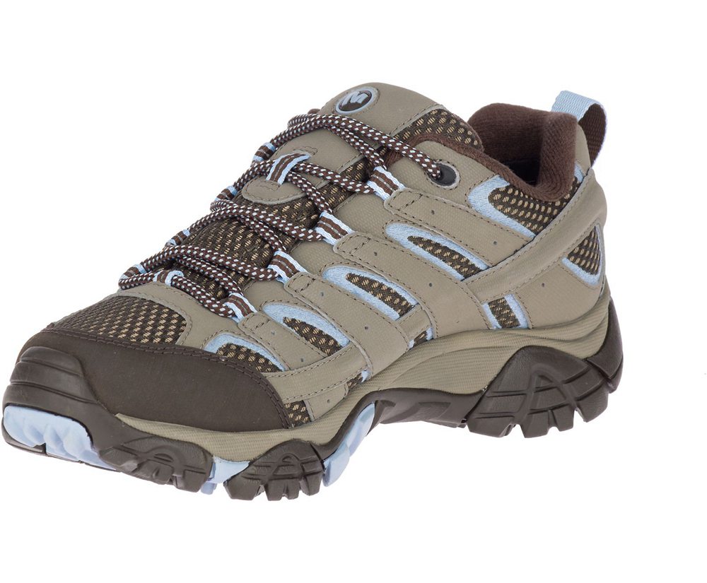 Buty Trekkingowe Merrell Damskie Szare - Moab 2 Gore-Tex® - 536948-OJR